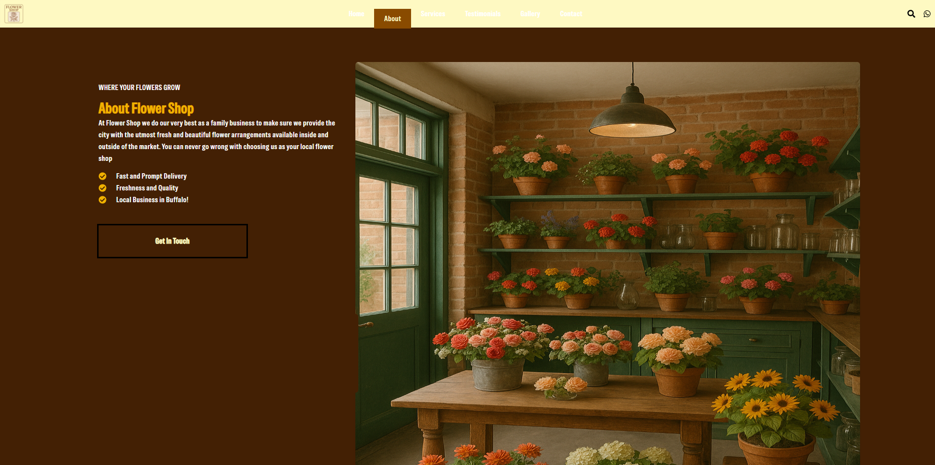 project Landing Page Template