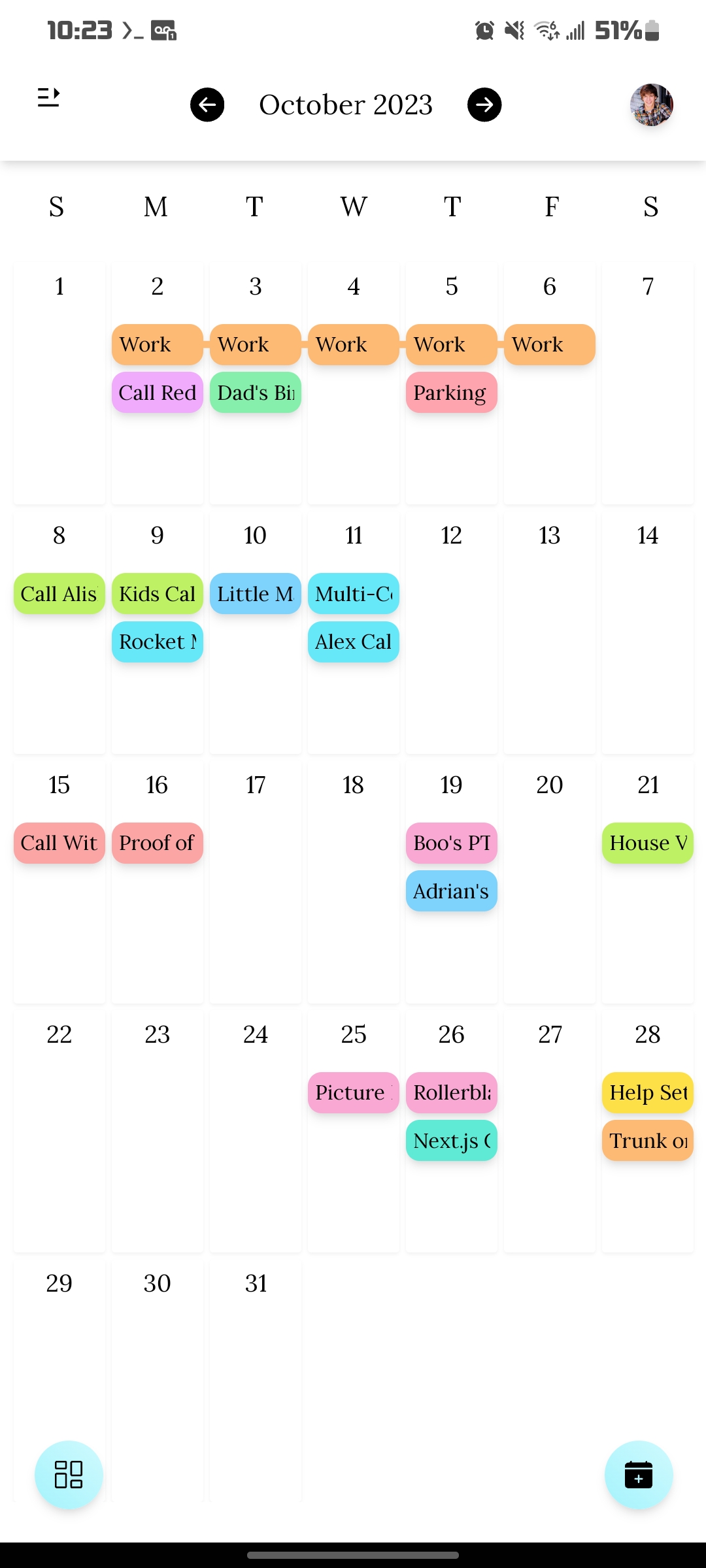 calendar app